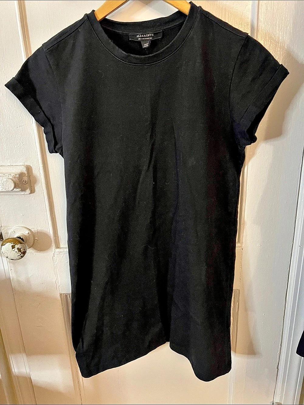 AllSaints Black Mini Dress Size US 2 xs
